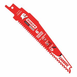 DIABLO DS0609CGP3 Reciprocating Saw Blade, 6/9 Teeth Per Inch, 6 Inch Blade Length, 1 Inch Height | CP3RRG 422W42