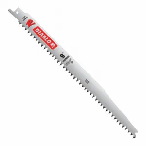 DIABLO DS0905FG5 Reciprocating Saw Blade, 5 Teeth Per Inch, 9 Inch Blade Length, 1 Inch Height | CP3RQT 49XZ81