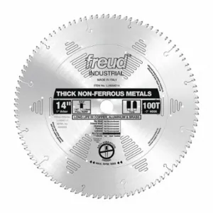 DIABLO LU89M014 Circular Saw Blade, 14 Inch Blade Dia, 100 Teeth, 0.142 Inch Cut Width, 1 Inch Arbor Size | CP3RNC 52XF86