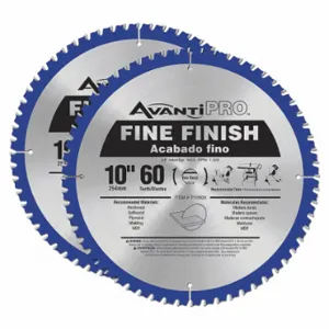 DIABLO P106060PP Fine Finish Saw Blade, 10 Inchx60 TPI Size, 2 PK | CP3RMN 59KF33