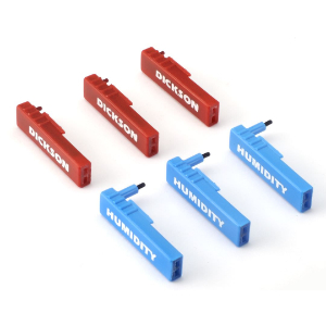 DICKSON P246 Diagrammschreiber-Stiftset, 3 rote und 3 blaue Feuchtigkeitsstifte | AA8XQX 1APB2