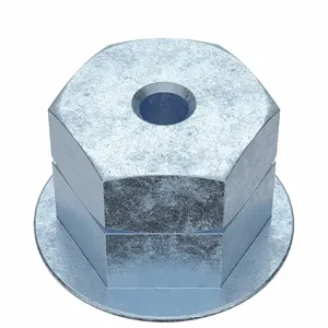 DISC-LOCK NMC 2080 M GEO Lock Nut, M20 x 2.50 Thread Size, Zinc Plated, 10Pk | AH7CWQ 36RM23