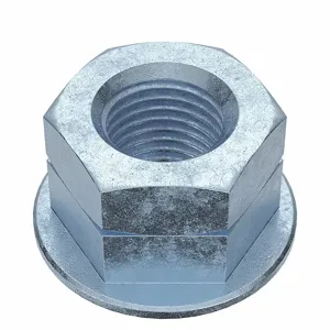 DISC-LOCK NSF 203-01-565 Lock Nut, 3/8-24 Thread Size, Grade 8, Zinc Plated, 50Pk | AH7CVZ 36RM08