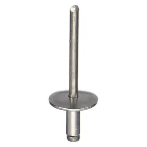 DISCO 1903PK Rivet, Large Flange, Aluminium, 3/16 Inch Hole Size, 50Pk | AD3PGN 40K812