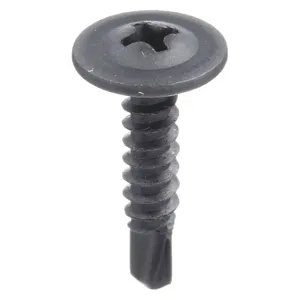 DISCO 6265PK Tek Screw, Phillips, #8 Size, 3/4 Inch Length, Black, 50Pk | AD3PBN 40K695