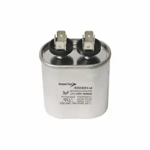 DIVERSITECH 45100H Motor Run Capacitor, 440V, Oval | CP3TDE 59FE64