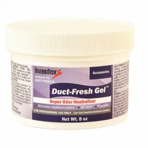 DIVERSITECH DUCT-FRESH-8 Duct Odor Neutralizer, 8 Oz Size, Gel, Waxy White | CP3TCH 3HAE9