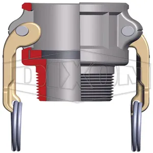 DIXON 400-B-MI 4 Inch Coupler x MNPT Unplated Malleable Iron | AM8NQW