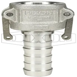 DIXON 100-C-AL Coupling Adapter, 1 Inch Size, Aluminium Female Coupler x Hose Shank | AL2EZE