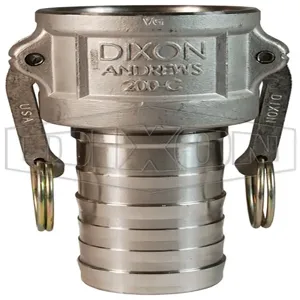 DIXON 300-C-SS Coupling Adapter, 3 Inch Size, Stainless Steel Female Coupler x Hose Shank | AL2PPH