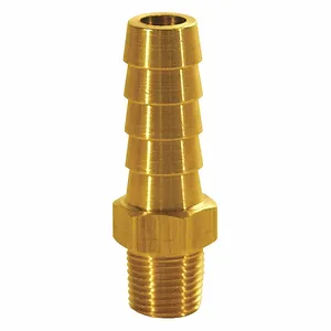 DIXON 1020604C Hose Barb Insert, 3/8 Inch Hose I.D. x 1/4 Inch NPTF, Brass, Male Insert | AK2UWP