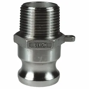 DIXON 200-F-SS Adapter Coupling, Stainless Steel Male NPT x Male Adapter, 2 Inch Size | AK2QVK