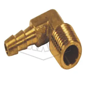 DIXON 1290604CLF Male Insert, 3/8 Inch Hose I.D. x 1/4 Inch NPTF, 90 Deg. Elbow, Forged | BX6LBT