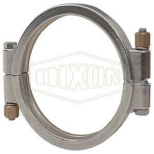 DIXON 13MHPV150 Clamp, 1-1/2 Inch Size, 304 Stainless Steel | BX6LKP