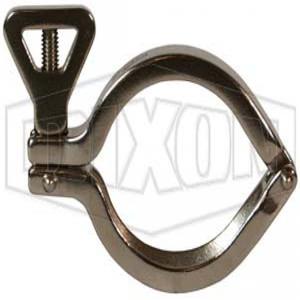 DIXON 13QLH200 Clamp, 2 Inch Dia., 304 Stainless Steel | BX6LGW
