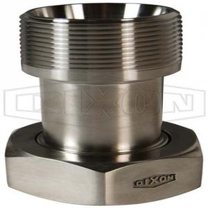 DIXON 14-19-G150 Adapter, 1-1/2 Inch Dia., 304 Stainless Steel | BX6LMN