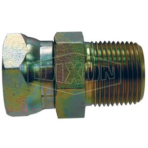 DIXON 1404-4-4 Überwurfmutter, beschichteter Stahl, 1/4 Zoll-18 MNPTF x 1/4 Zoll-18 Innengewinde NPSM | AN8VPA