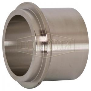 DIXON 14WHI-G100 Ferrule, 1 Inch Dia., 304 Stainless Steel | BX6LVP