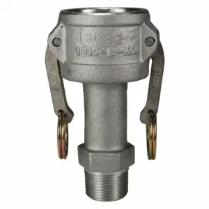 DIXON 1510-B-AL Coupling Adapter, 1-1/2 Inch Size, Female Coupler x 1 Inch, Male NPT, Aluminium | BX7YKD