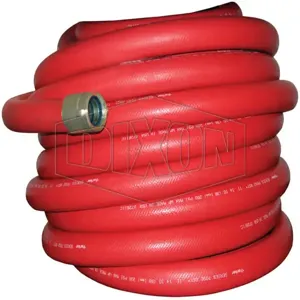 DIXON 15B15-50RAS Booster Fire Hose, 50 Feet Length, 1-1/2 Inch Size | BX6MAR