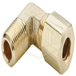 DIXON 169C-1208 Compression Fitting, Brass, Male Elbow, 3/4 x 1/2 Inch Size | AM7QXH