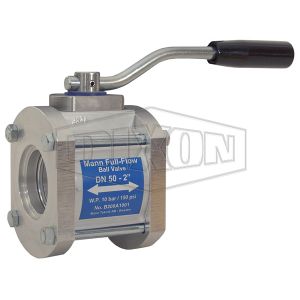 DIXON 1WAYBV200SW Ball Valve, Full Flow, One Way, 2 Inch Size, Socket Weld to Pipe, FPM Seals | BX6MVK