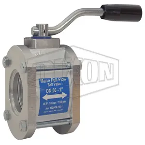 DIXON 1WAYBV200SW Ball Valve, Full Flow, One Way, 2 Inch Size, Socket Weld to Pipe, FPM Seals | BX6MVK