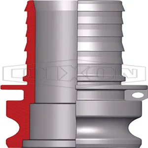 DIXON 125-E-PM Adapter Coupling, Male Adapter x Hose Shank,, 1-1/4 Inch Size | BX6JBZ