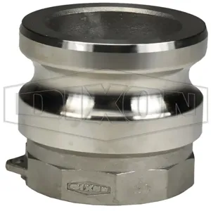 DIXON 2015-A-SS Adapter Coupling, Adapter x 1-1/2 Inch FNPT, Stainless Steel, 2 Inch Size | BX6MXY