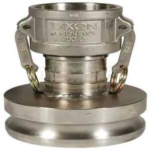 DIXON 2530-DA-SS Reducing Coupler, Coupler x 3 Inch Adapter, Weld Fabrication, 2-1/2 Inch Size | BX6NEM