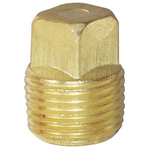 DIXON 2110600C Brass Square Head Plug, 3/8 Inch Size | BX6MWN