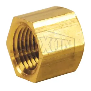 DIXON 2130200CLF Brass Pipe Cap, 1/8 Inch Size | BX6MWZ