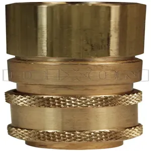 DIXON 2AF1-B High Press Coupler, 1/4 inch Size, 1/8 FNPTF, Brass | BX6NPJ