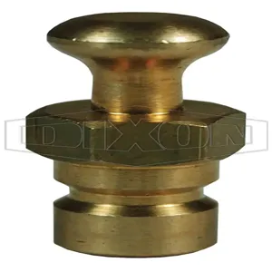 DIXON 3CMPC-B Dust Plug, 3/8 Inch Size, CM Brass | BX6PTU