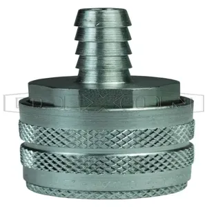 DIXON 3FS3-S Industrial Coupler, 3/8 Inch Size, 3/8 Inch Barb, 303 Stainless Steel | BX7YVU