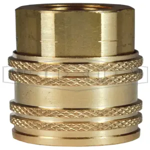 DIXON 2MF2-B ARO Manual Coupler, 1/4 Inch Size, 1/4 inch FNPT, Brass | BX6NRB