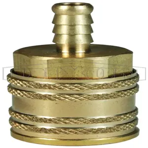 DIXON 2MS2-B ARO Manual Coupler, 1/4 Inch Size, 1/4 inch BARB, Brass | AZ8FGF