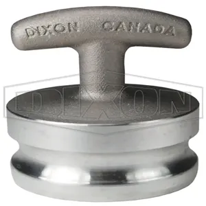 DIXON 300-DP-ALPH Dust Plug, Pull Handle, 3 Inch Size, Aluminium | BX6NYG