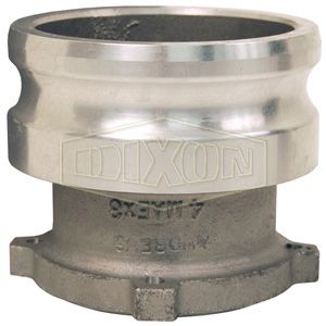 DIXON 4030-MAE Tight-Fill-Adapter-Einlassende, 4-Zoll-Adaptereinlass mit Außengewinde, Aluminium | BX6QMH