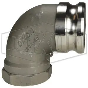 DIXON 300A-90SS Adapter Coupling, 90 Degree Male Adapter x Female NPT, 3 Inch Size | BX6NVX