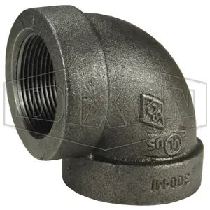 DIXON 300EL90125 Elbow, 1-1/4 Inch FNPT Size, Threaded, 90 Degree, Iron | BX6NYJ