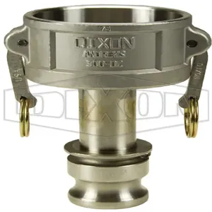 DIXON 3025-DA-SS Reducing Coupler, Coupler x 2-1/2 Inch Adapter, Weld Fabrication, 3 Inch Size | BX6PAL