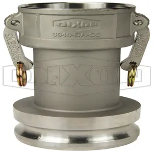 DIXON 3040-DA-SS Reducing Coupler, Coupler x 4 Inch Adapter, Stainless Steel, 3 Inch Size | AN7END