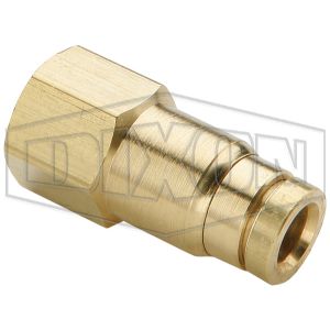 DIXON 31140411DOT DOT Push-In Straight Connector, Female, 5/32 Inch Tube x 1/8 Inch FNPT | BX6PFW