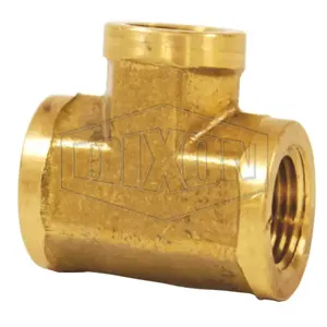 DIXON 3220606CLF Female Tee, 3/8 Inch Npt, Lead Free Brass | BX6PJT