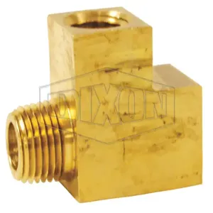 DIXON 3260404CLF Street Tee, Size 1/4 Inch Male NPT x 1/4 Inch FNPT, Lead Free Brass | BX6PJV