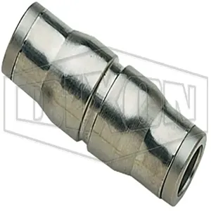 DIXON 36065600 Push-In Equal Union, Brass, 1/4 Inch Tube O.D. | AZ7XVE