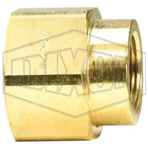 DIXON 3770806CLF Reducer Coupler, 1/2 x 3/8 Inch FNPTF, Lead Free, Brass | BX6PPP