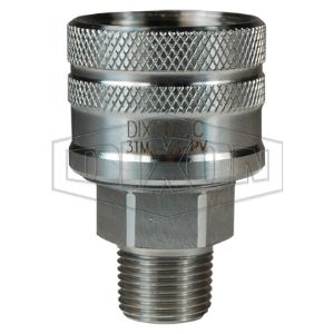 DIXON 3TM3-SS-PV Enerpac Coupler, 3/8 Inch M-NPTF, 316 Stainless Steel | BX6PZR