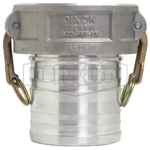 DIXON 400-C-ALGT Aluminium Coupler with Grounding Tab, 4 Inch Size | BX6QAP